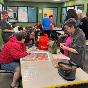 Megan McLaren supports people at the Maryland Line Day Program.
