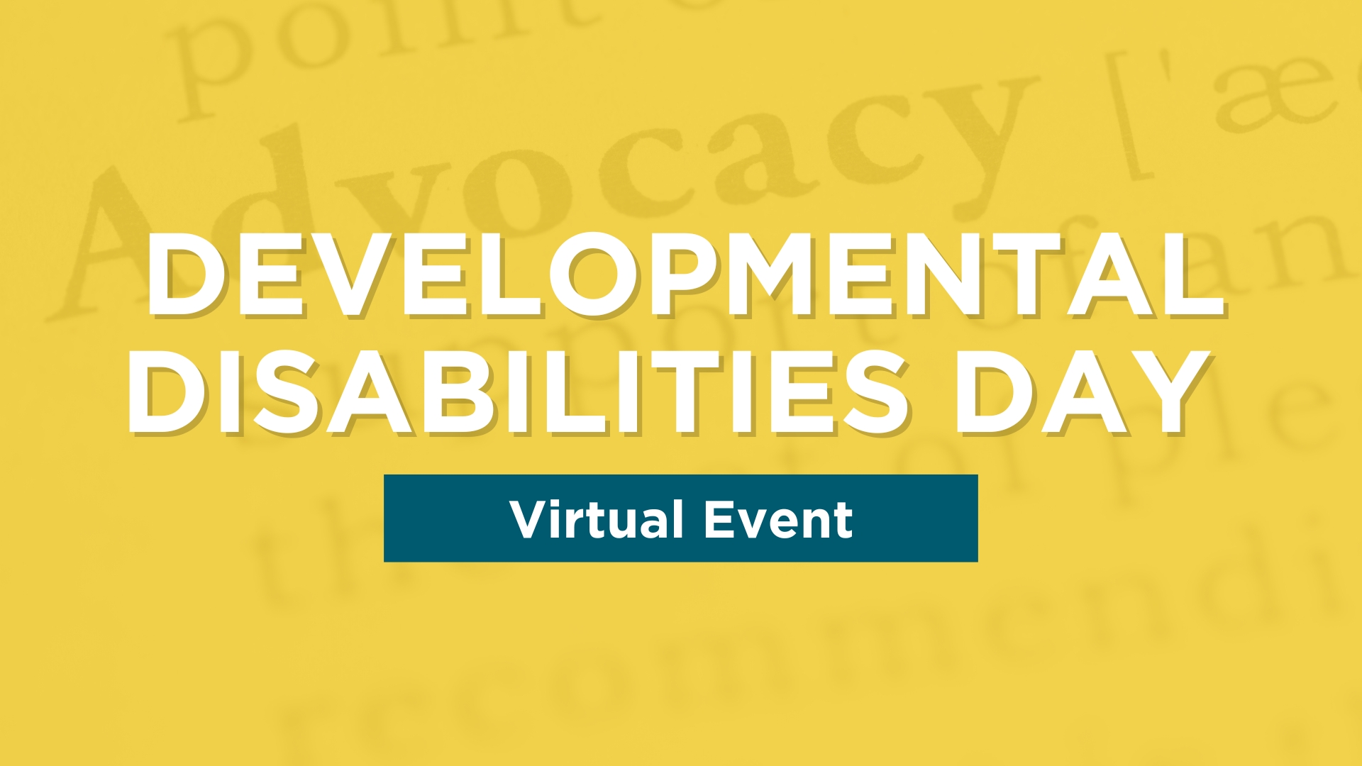 Maryland Developmental Disabilities Day Virtual Event - Penn-Mar